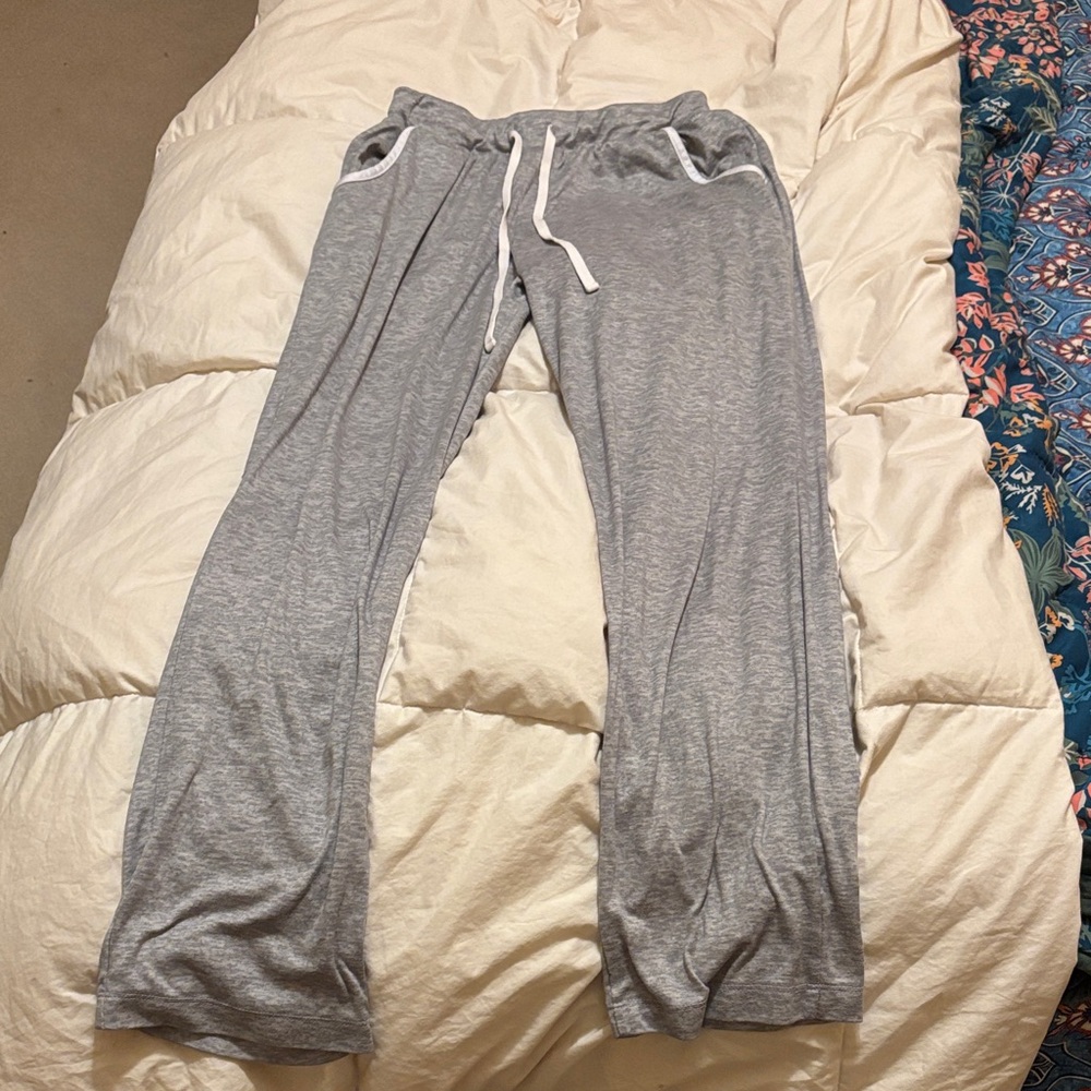 Cuddl Duds Light Gray Kids Joggers